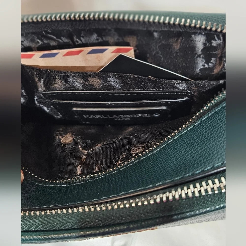 NWT Karl Lagerfeld crossbody bag Hunter - Picture 8 of 10